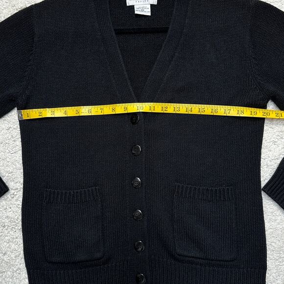 Katherine Bishop Vintage Knit Cardigan V-Neck Button Up Granny Sweater Sz: PM - Picture 5 of 6